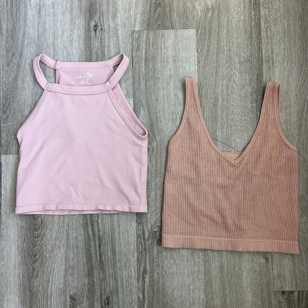 Intimately Free People Bundle of Two Soft Tank Tops Closet Staples Size XS/S